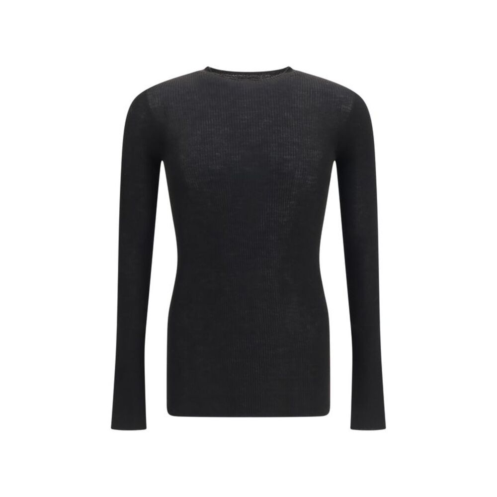 Rick Owens Men Slim Ribbed Long-Sleeve Sweater